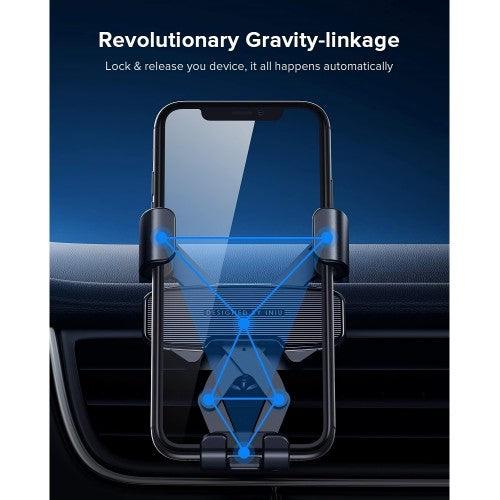 INIU Air Vent Car Phone Holder, 360° Phone Mount with Gravity Auto Lock ; Release for Smartphones - Toytexx INIU Air Vent Car Phone Holder, 360° Phone Mount with Gravity Auto Lock ; Release for Smartphones - Toytexx